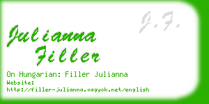 julianna filler business card